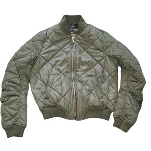 Lulu's Olive Green Quilted Jacket